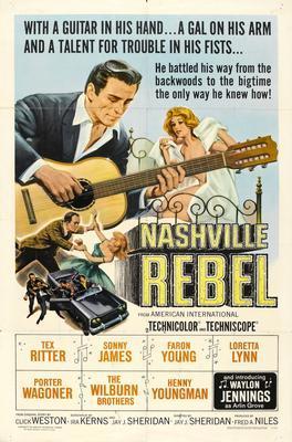 Nashville Rebel movie poster Metal Print 8in x 12in