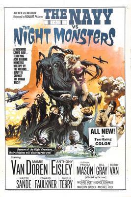 Navy Vs The Night Monsters movie poster Metal Print 8in x 12in