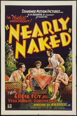 Nearly Naked movie poster Metal Print 8in x 12in