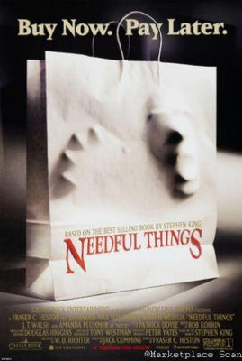 Needful Things Metal Movie Poster 8in x 12in