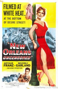 New Orleans Uncensored movie poster Sign 8in x 12in