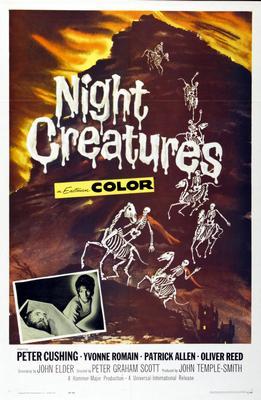 Night Creatures Metal Movie Poster 8in x 12in The Poster Depot