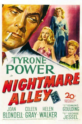 Nightmare Alley movie poster Metal Print 8in x 12in