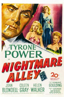Nightmare Alley Metal Movie Poster 8in x 12in
