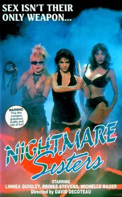 Nightmare Sisters movie poster Metal Print 8in x 12in