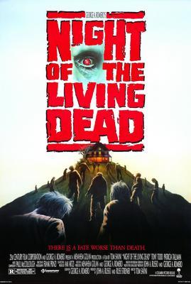 Night Of The Living Dead 1990 Metal Movie Poster 8in x 12in The Poster Depot
