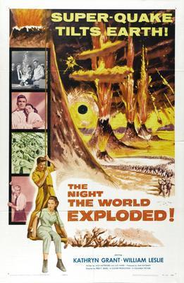 Night The World Exploded The movie poster Metal Print 8in x 12in