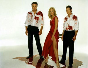 Nip Tuck Cast Blood Photo Sign 8in x 12in