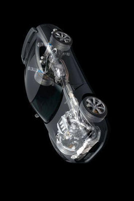 Nissan Gtr Cutaway Metal Poster Choose Style The Poster Depot