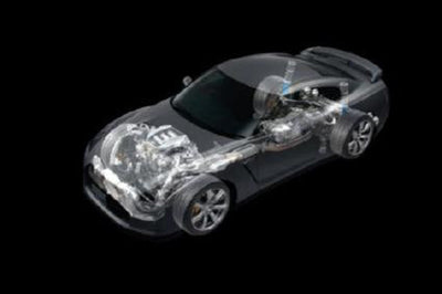 Aviation and Transportation Nissan Gtr Cutaway Poster 16"x24" On Sale The Poster Depot