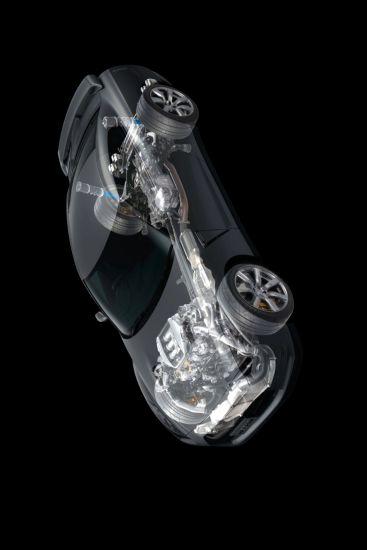 Nissan Gtr Cutaway Metal Print 8in x 12in