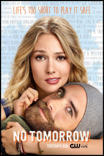 No Tomorrow Tv tin sign Poster| theposterdepot.com