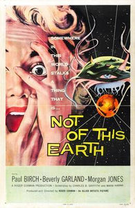 Not Of This Earth movie poster Sign 8in x 12in