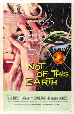 Not Of This Earth Metal Movie Poster 8in x 12in The Poster Depot