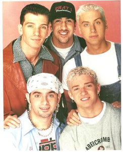 Nsync 90's Photo Sign 8in x 12in