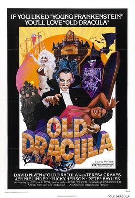 Old Dracula Metal Movie Poster 8in x 12in