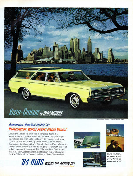 Oldsmobile Ad 1964 Poster 27inx40in Poster The Poster Depot