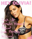 Olivia Munn poster tin sign Wall Art