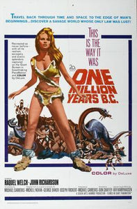 One Million Years Bc movie poster Sign 8in x 12in