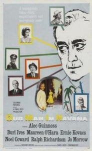 Our Man In Havana movie poster Sign 8in x 12in