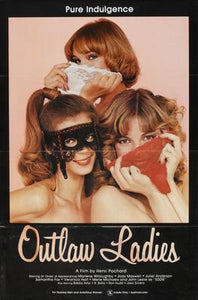 Outlaw Ladies movie poster Sign 8in x 12in