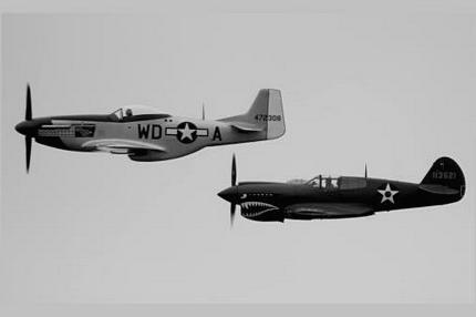 P40 P51 Poster Mustang Military Airplanes On Sale United States
