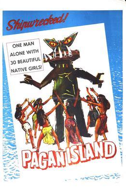 Pagan Island Metal Movie Poster 8in x 12in