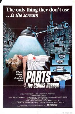 Parts The Clonus Horror movie poster Metal Print 8in x 12in