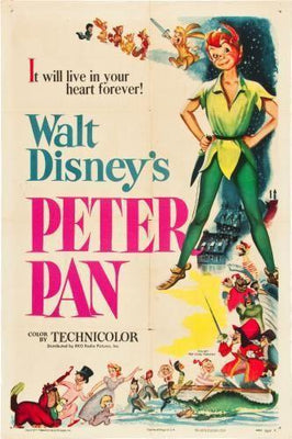 Peter Pan Movie Poster Metal Poster Choose Style The Poster Depot