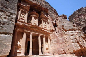 Ruins At Petra Jordan Photo Sign 8in x 12in