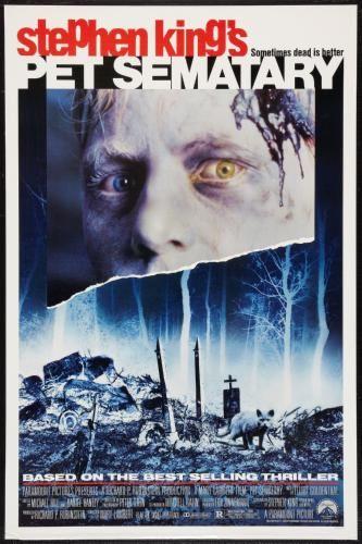 Pet Sematary Metal Movie Poster 8in x 12in