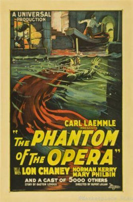 Phantom Of The Opera Metal Movie Poster 8in x 12in