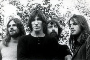 Pink Floyd Bw Photo Sign 8in x 12in