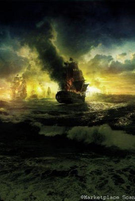 Pirates Of The Caribbean On Stranger Tides movie poster Metal Print 8in x 12in