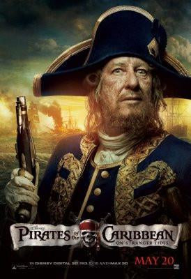Pirates Of The Caribbean On Stranger Tides Movie Poster 24x36 - Fame Collectibles
