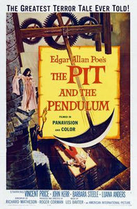 Pit And The Pendulum movie poster Sign 8in x 12in