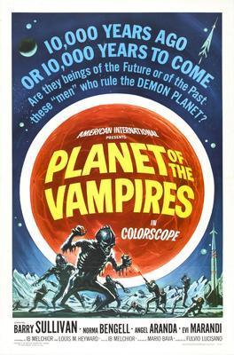 Planet Of Vampires movie poster Metal Print 8in x 12in
