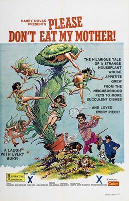 Please Dont Eat My Mother movie poster Metal Print 8in x 12in