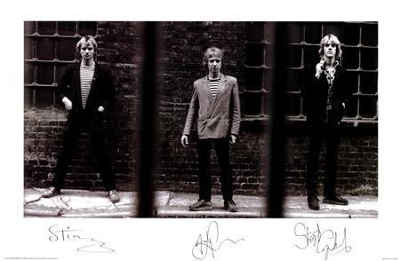 The Police Photo Sign 8in x 12in