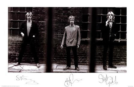 The Police poster Bw for sale cheap United States USA