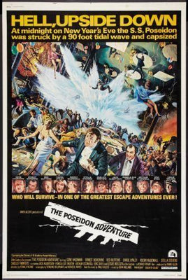 Poseidon Adventure Metal Movie Poster 8in x 12in