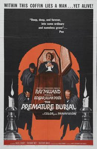 Premature Burial movie poster Sign 8in x 12in