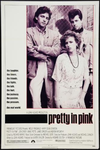 Pretty In Pink Movie Poster Metal Poster Choose Style The Poster Depot