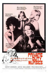 Private Duty Nurses movie poster Sign 8in x 12in