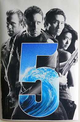 Hawaii Five-0 Cast Logo Promo poster tin sign Wall Art