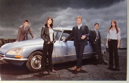 The Mentalist Cast Promo poster tin sign Wall Art