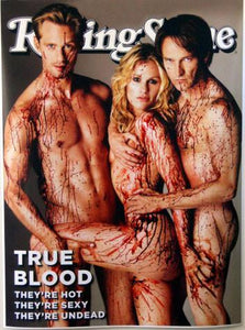 TRUE BLOOD ROLLING STONE poster tin sign Wall Art