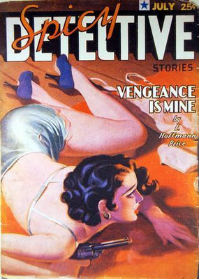 Pulp Fiction Art Spicy Detective Metal Poster Choose Style The Poster Depot