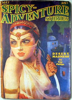 Pulp Fiction Novel Exploitation Art poster Spicy Adventure for sale cheap United States USA