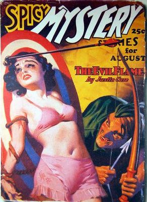 Pulp Fiction Novel Exploitation Art poster Spicy Mystery #3 for sale cheap United States USA